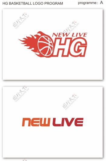 HG篮球标志设计