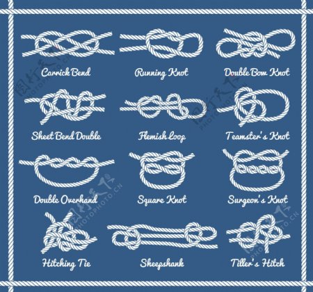 绳子矢量素材