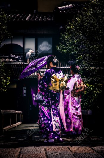 日本和服古典美女