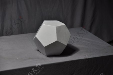 石膏几何体12面体