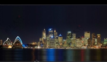 悉尼海湾夜景