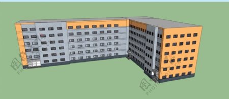 宿舍楼模型