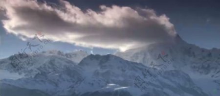 云南香格里拉山脉云翻滚高清实拍视频素材