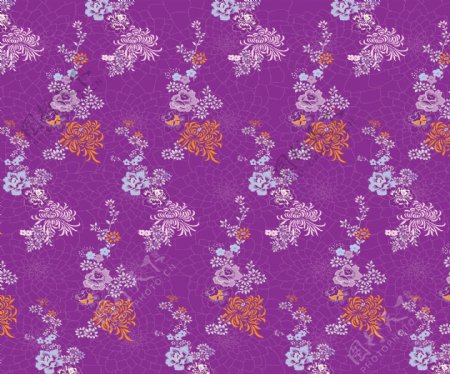 紫菊物语移门图案
