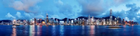美丽香港夜景
