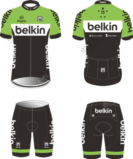 环法骑行服belkin自行车比赛