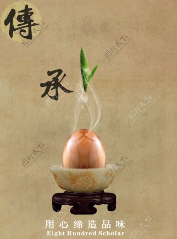 中国风茶叶蛋海报