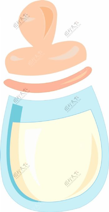 奶瓶卡通图