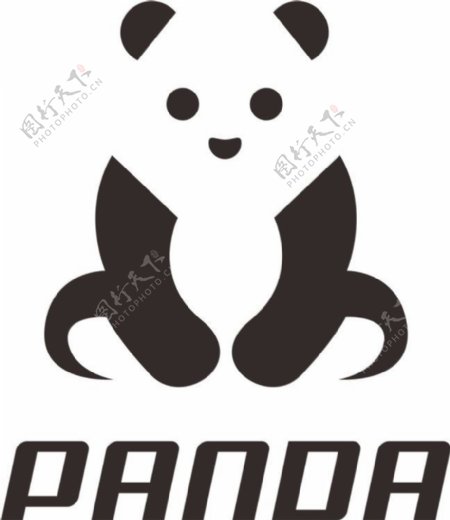 PANDA熊猫LOGO设计转曲8.0
