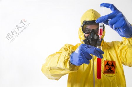 研究埃博拉的医务人员图片