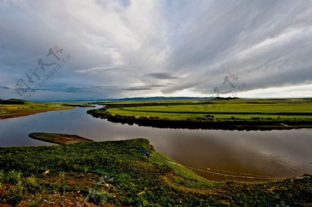 四川若尔盖草原风景