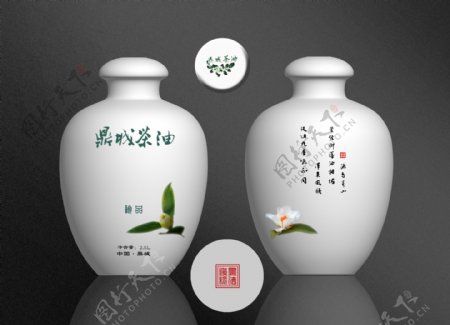 陶瓷茶油瓶陶瓷瓶