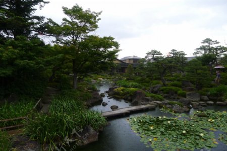 日本松江由志园风景