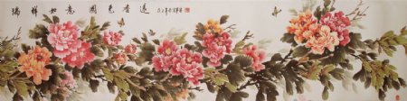 花卉叶子油画图片