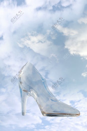 水晶玻璃鞋与天家图片