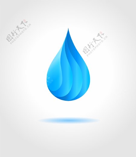 蓝色水滴标志