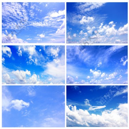 6张蓝天白云图片