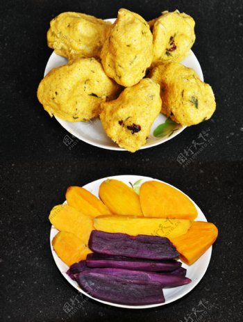 红薯干粮图片