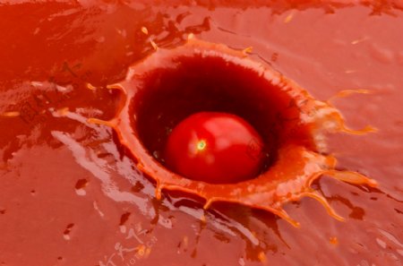 蕃茄汁里面的西红柿