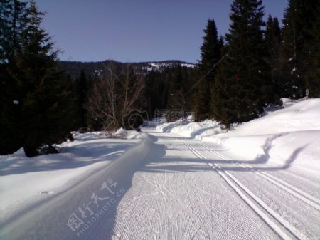 滑雪道