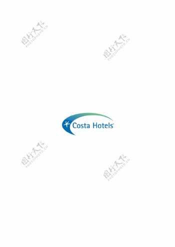 CostaHotelslogo设计欣赏CostaHotels酒店业LOGO下载标志设计欣赏