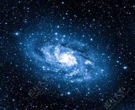 蓝色银河系图片
