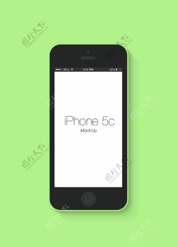 iPhone5C绿色图片