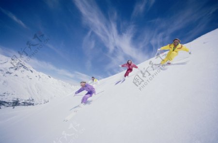 运动竞技滑雪