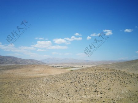 沙漠绿洲图片