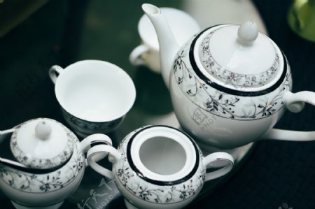 高清瓷器茶具图片