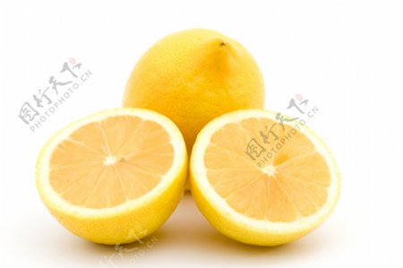 切开的柠檬高清图片下载