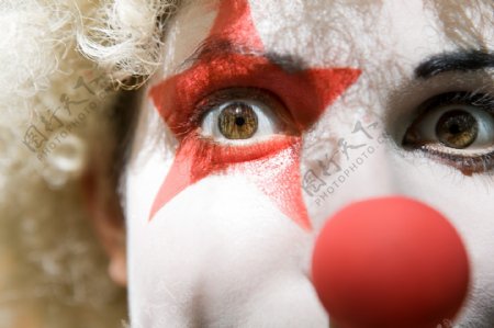 马戏团小丑摄影图片