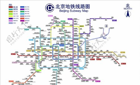 2015最新北京地铁线路