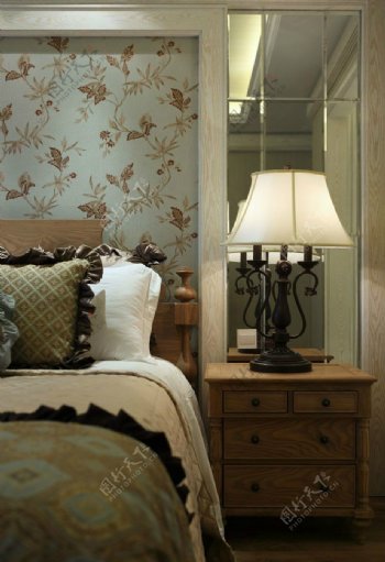 美式卧室床头灯设计图