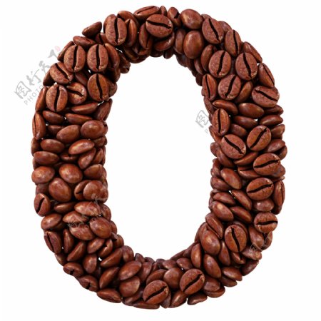 咖啡豆数字0