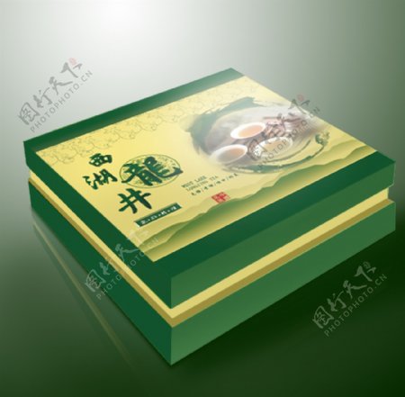 西湖龙井茶包装盒设计