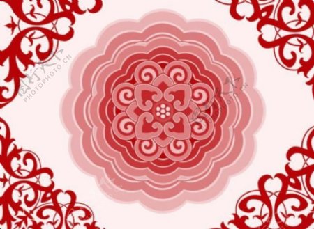 漂亮的中国式古典花纹图案Photoshop笔刷