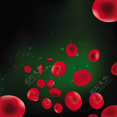 红色血细胞背景