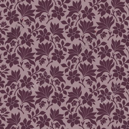 紫矢量花纹图片