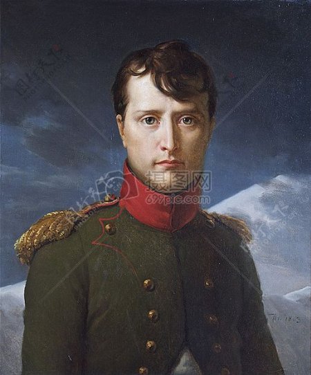 拿破仑的人物肖像油画