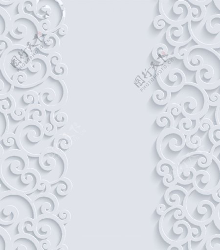 时尚现代花纹3d背景素材