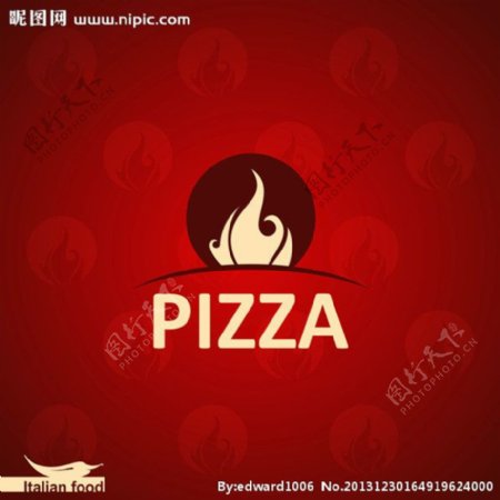 披萨广告设计