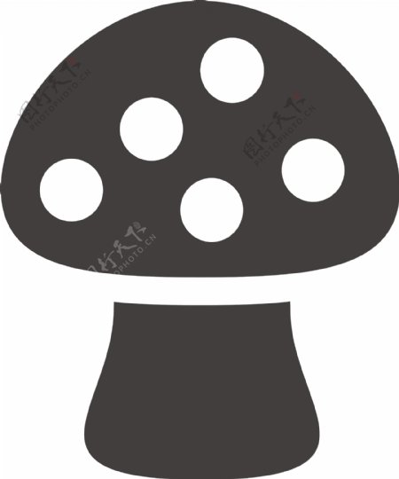 真菌字形图标