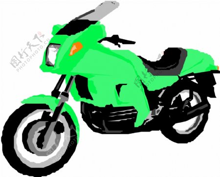 摩托车矢量素材EPS格式0020