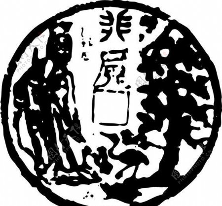 两宋时代版画装饰画矢量AI格式1083