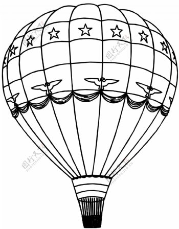热气球矢量素材EPS格式0021