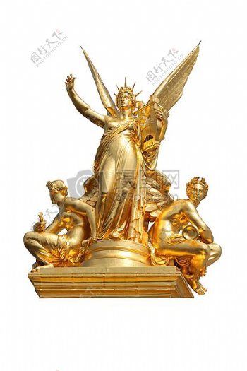 精致的黄铜佛像