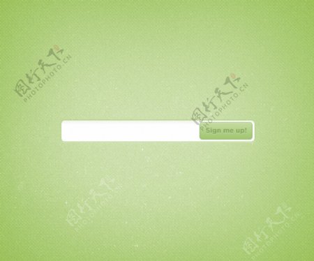 绿色的网页搜索框素材设计