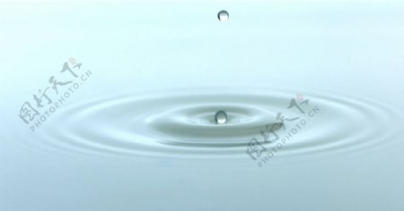 小水滴水波纹涟漪视频素材