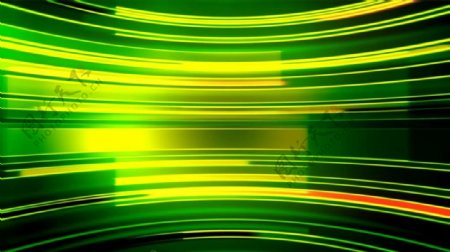 绿色光影旋转线条变换视频素材